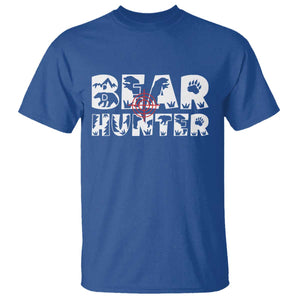 Bear Hunter T Shirt Outdoor Adventure Gift TS12 Royal Blue Print Your Wear