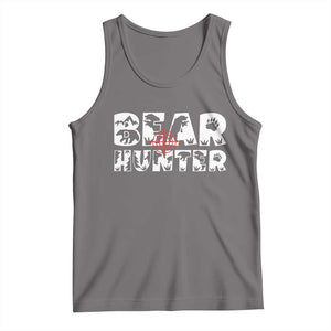 Bear Hunter Tank Top Outdoor Adventure Gift TS12 Deep Heather Print Your Wear