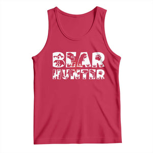 Bear Hunter Tank Top Outdoor Adventure Gift TS12 Red Print Your Wear