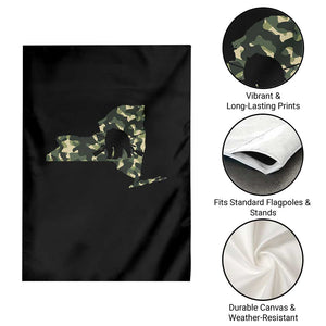New York Bear Hunter Garden Flag Camo Map Hunting Season Gift TS12 Print Your Wear