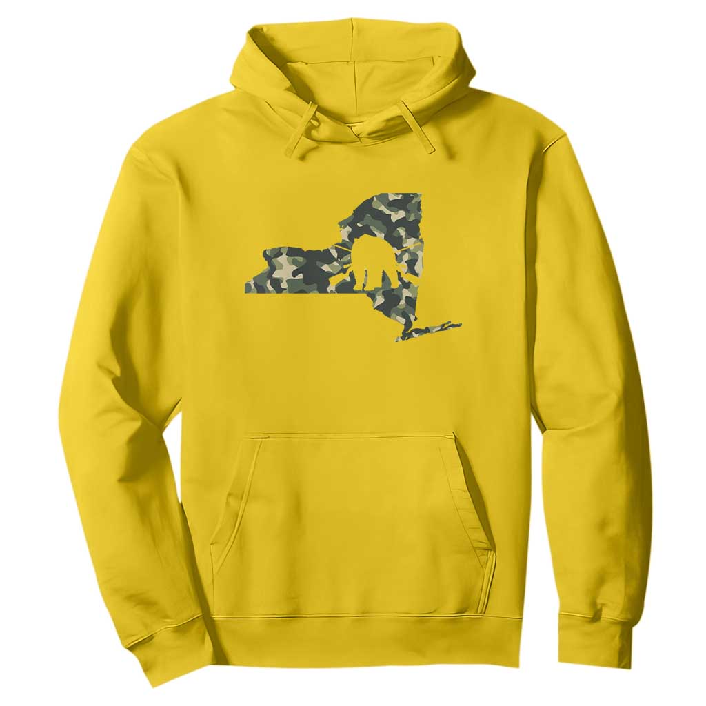 New York Bear Hunter Hoodie Camo Map Hunting Season Gift TS12 Daisy Print Your Wear