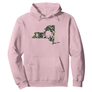 New York Bear Hunter Hoodie Camo Map Hunting Season Gift TS12 Light Pink Print Your Wear