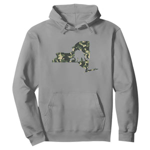New York Bear Hunter Hoodie Camo Map Hunting Season Gift TS12 Sport Gray Print Your Wear