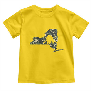 New York Bear Hunter Toddler T Shirt Camo Map Hunting Season Gift TS12 Daisy Print Your Wear