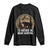 Id Rather Be Bear Hunting Long Sleeve Shirt Retro Sunset Hunter Gift - Print Your Wear