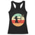 Retro Sunset Hunter Gift Racerback Tank Top Women Bow Hunters - Print Your Wear