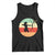 Retro Sunset Hunter Gift Tank Top Women Bow Hunters TS12 Black Print Your Wear