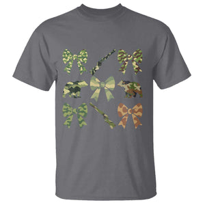 Women Bear Hunting Season T Shirt Camo Bow Coquette Gift TS12 Charcoal Print Your Wear