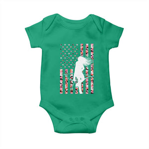 Patriotic Women Bow Hunter Baby Onesie American Flag Pink Camo Gift TS12 Irish Green Print Your Wear