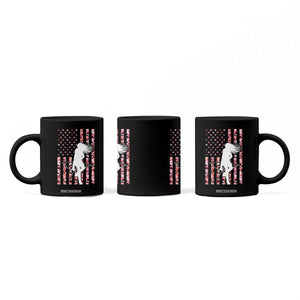 Patriotic Women Bow Hunter Coffee Mug American Flag Pink Camo Gift TS12 Print Your Wear