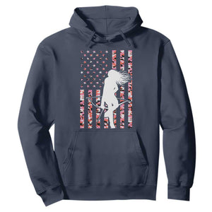 Patriotic Women Bow Hunter Hoodie American Flag Pink Camo Gift TS12 Navy Print Your Wear