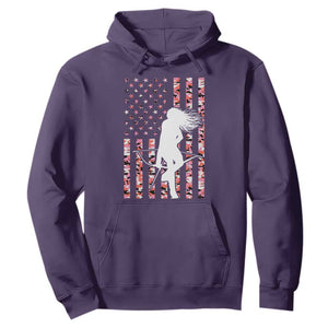 Patriotic Women Bow Hunter Hoodie American Flag Pink Camo Gift TS12 Purple Print Your Wear