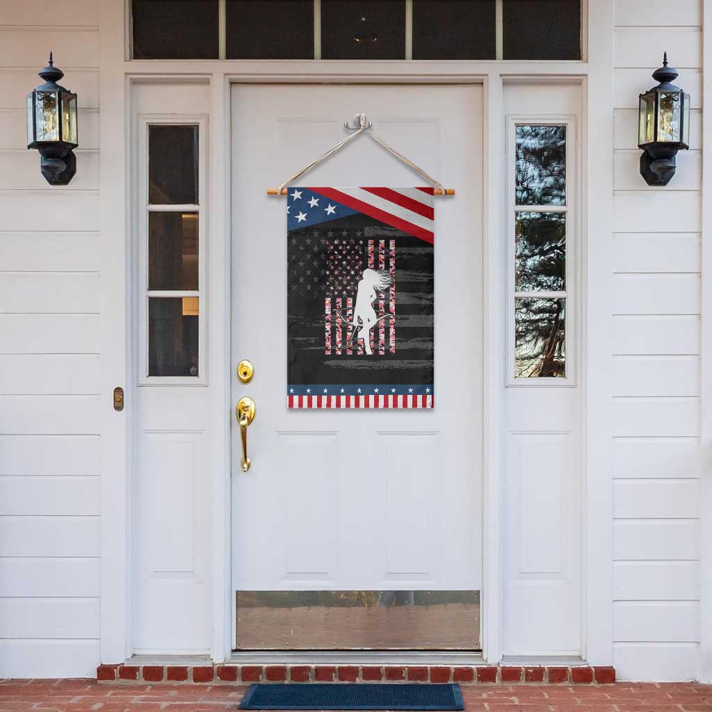 Patriotic Women Bow Hunter Garden Flag American Flag Pink Camo Gift TS12 Print Your Wear