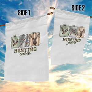 Hunting Season Garden Flag Funny Hunter Wife Gift TS12 Print Your Wear