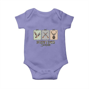Hunting Season Baby Onesie Funny Hunter Wife Gift TS12 Violet Print Your Wear