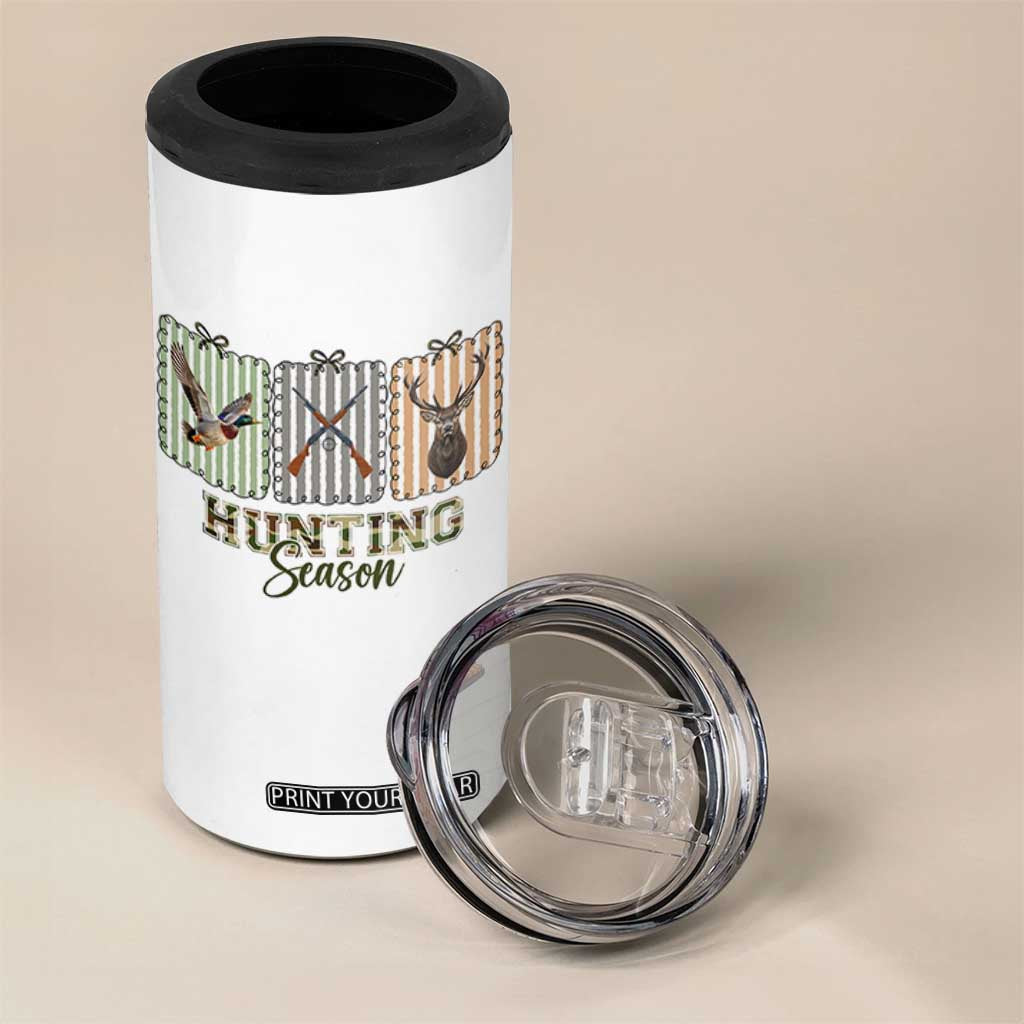 Hunting Season 4 in 1 Can Cooler Tumbler Funny Hunter Wife Gift TS12 Print Your Wear