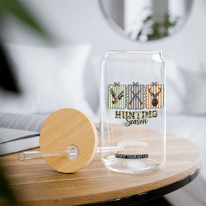 Hunting Season Glass Can Funny Hunter Wife Gift TS12 Print Your Wear