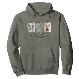 Hunting Season Hoodie Funny Hunter Wife Gift TS12 Military Green Print Your Wear