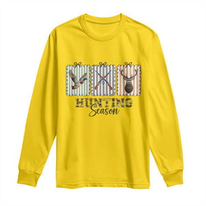Hunting Season Long Sleeve Shirt Funny Hunter Wife Gift TS12 Daisy Print Your Wear