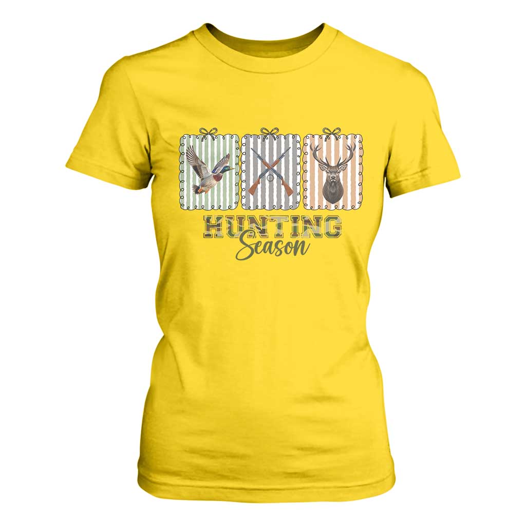 Hunting Season T Shirt For Women Funny Hunter Wife Gift TS12 Daisy Print Your Wear