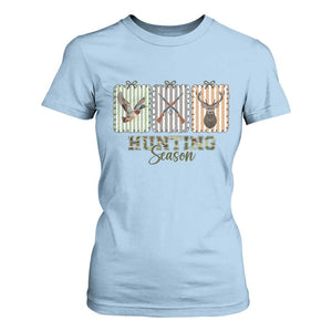 Hunting Season T Shirt For Women Funny Hunter Wife Gift TS12 Light Blue Print Your Wear