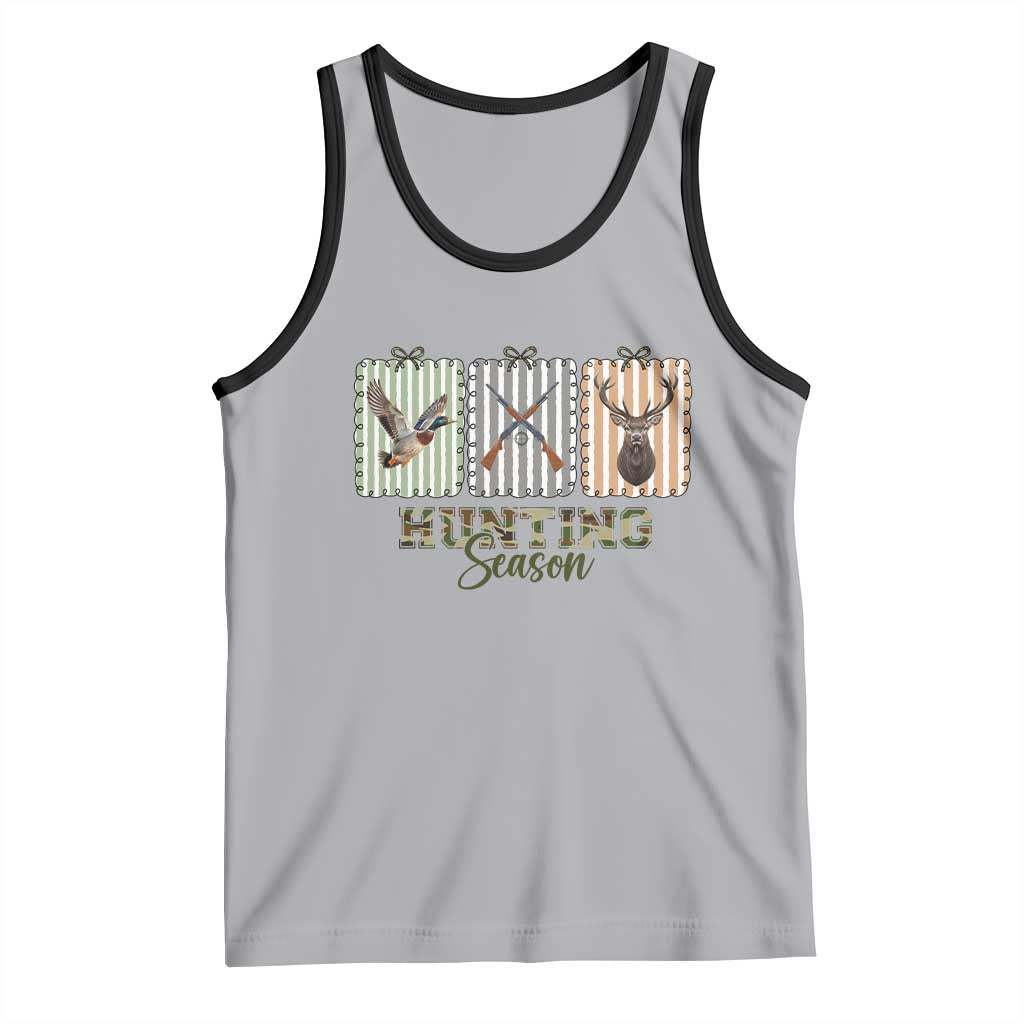 Hunting Season Tank Top Funny Hunter Wife Gift TS12 Athletic Heather Black Print Your Wear