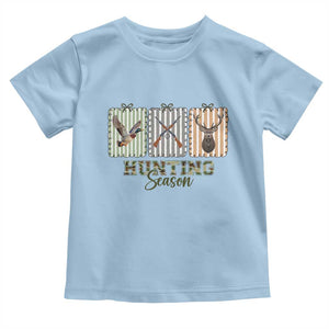 Hunting Season Toddler T Shirt Funny Hunter Wife Gift TS12 Light Blue Print Your Wear