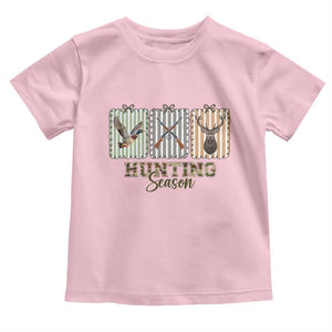 Hunting Season Toddler T Shirt Funny Hunter Wife Gift TS12 Light Pink Print Your Wear