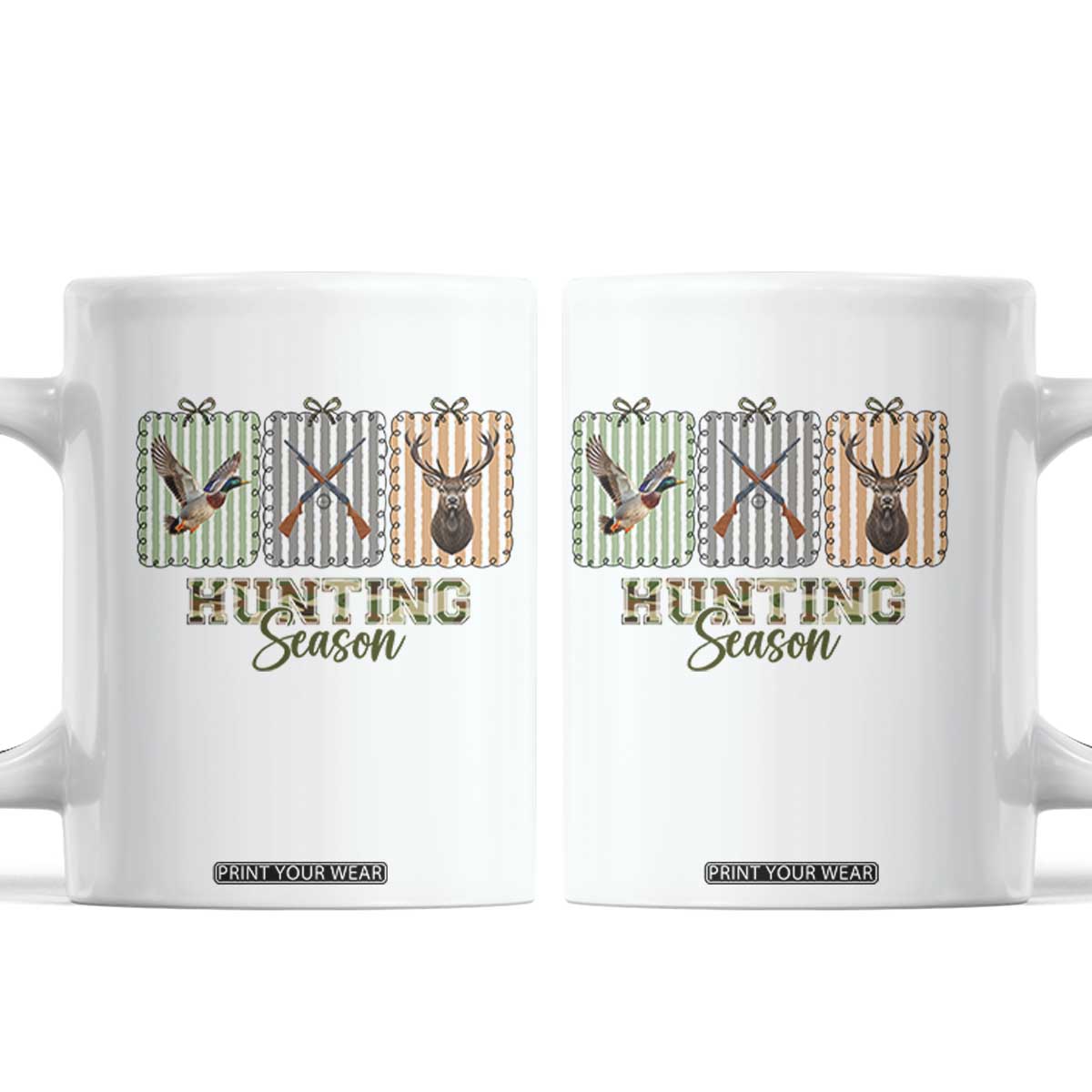 Hunting Season Coffee Mug Funny Hunter Wife Gift TS12 White Print Your Wear