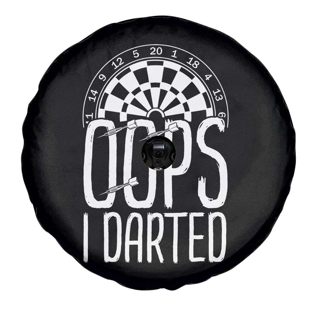 Sarcastic Dartist Gift Spare Tire Cover Funny Oops I Darted Darts Lover TS12 Print Your Wear
