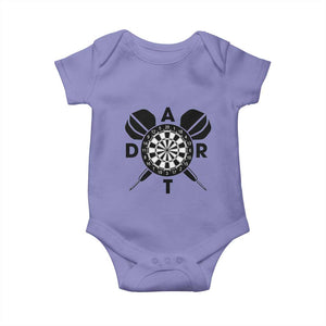 Vintage Dartboard Gift Idea For Dart Lover Baby Onesie TS12 Violet Print Your Wear