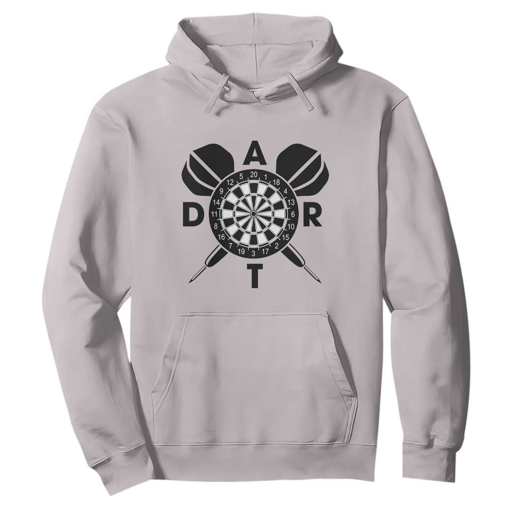 Vintage Dartboard Gift Idea For Dart Lover Hoodie TS12 Ice Gray Print Your Wear