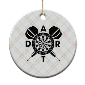 Vintage Dartboard Gift Idea For Dart Lover Ceramic Ornament TS12 1pc Christmas Plaid Print Your Wear