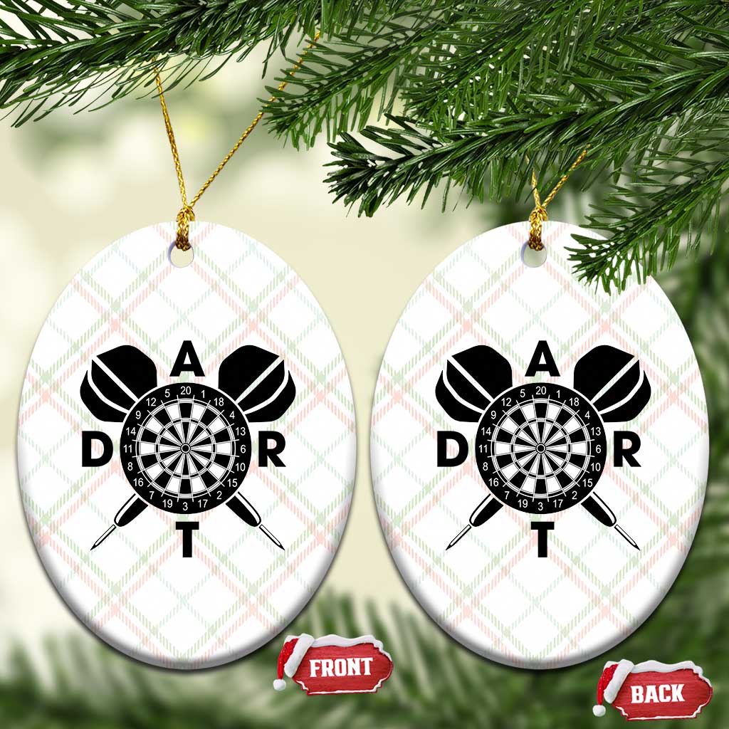 Vintage Dartboard Gift Idea For Dart Lover Ceramic Ornament TS12 Print Your Wear