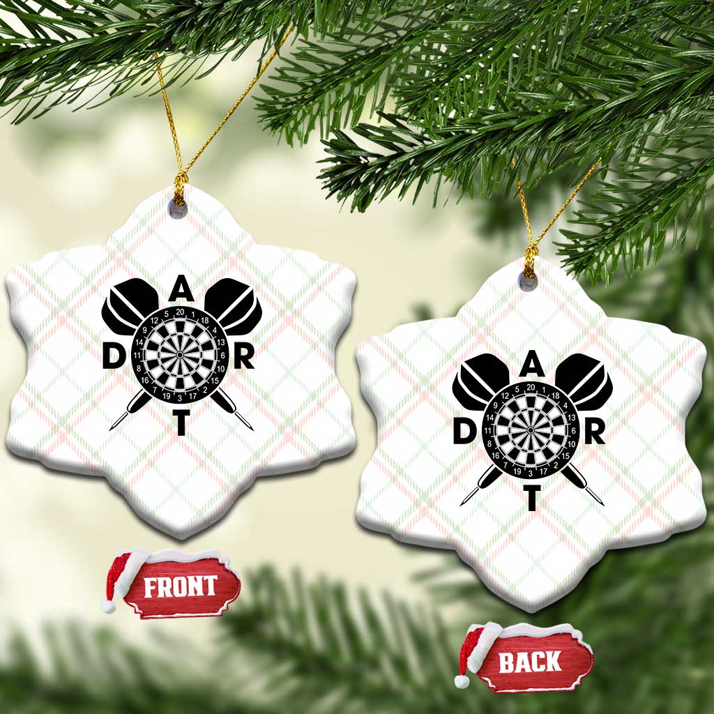 Vintage Dartboard Gift Idea For Dart Lover Ceramic Ornament TS12 Print Your Wear