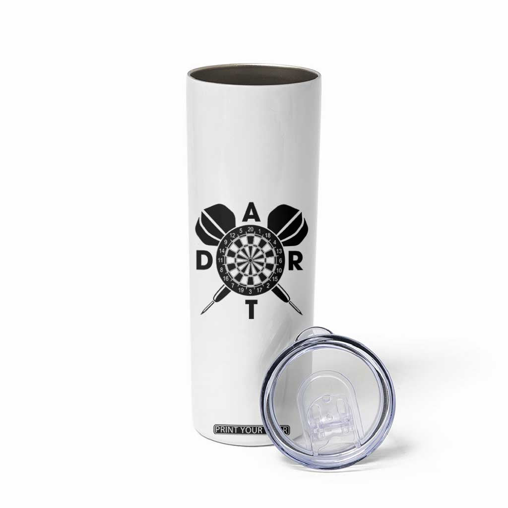 Vintage Dartboard Gift Idea For Dart Lover Skinny Tumbler TS12 Print Your Wear
