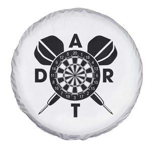 Vintage Dartboard Gift Idea For Dart Lover Spare Tire Cover TS12 Print Your Wear