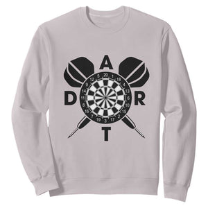 Vintage Dartboard Gift Idea For Dart Lover Sweatshirt TS12 Ice Gray Print Your Wear