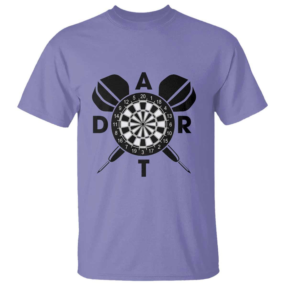 Vintage Dartboard Gift Idea For Dart Lover T Shirt TS12 Violet Print Your Wear