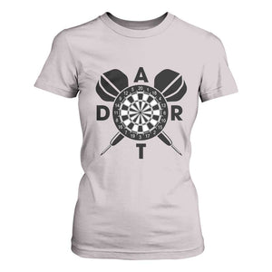 Vintage Dartboard Gift Idea For Dart Lover T Shirt For Women TS12 Ice Gray Print Your Wear