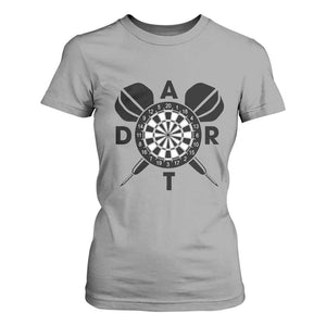 Vintage Dartboard Gift Idea For Dart Lover T Shirt For Women TS12 Sport Gray Print Your Wear