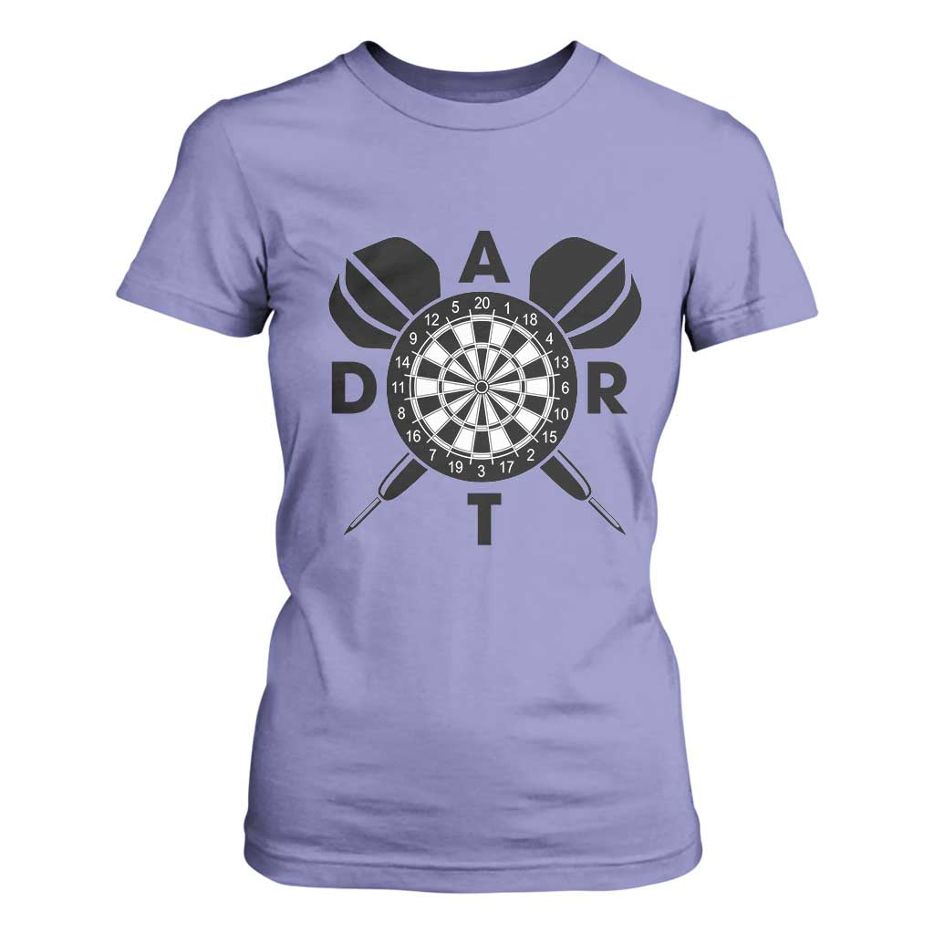 Vintage Dartboard Gift Idea For Dart Lover T Shirt For Women TS12 Violet Print Your Wear