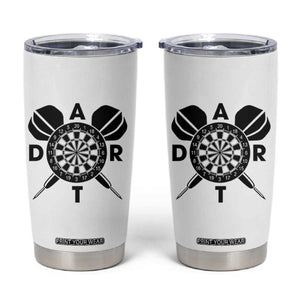 Vintage Dartboard Gift Idea For Dart Lover Tumbler Cup TS12 White Print Your Wear
