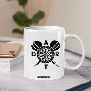 Vintage Dartboard Gift Idea For Dart Lover Coffee Mug TS12 Print Your Wear