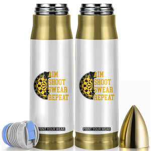 Funny Darts Retro Vintage Bullet Tumbler Aim Shoot Swear Repeat Dartist Gift TS12 White Print Your Wear