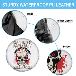 Happiness Is a Tight Threesome Spare Tire Cover Gothic Dart Player Gift TS12 Print Your Wear