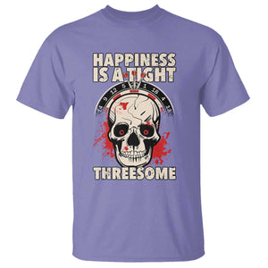Happiness Is a Tight Threesome T Shirt Gothic Dart Player Gift TS12 Violet Print Your Wear