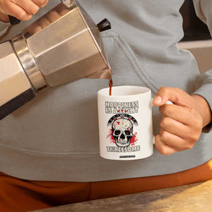 Happiness Is a Tight Threesome Coffee Mug Gothic Dart Player Gift TS12 Print Your Wear