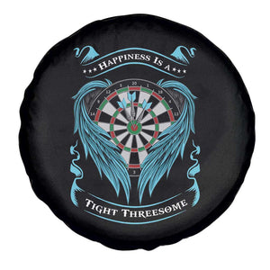 Dart Player Sport Spare Tire Cover Darts Happiness Is A Tight Threesome TS12 Print Your Wear