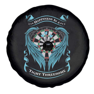 Dart Player Sport Spare Tire Cover Darts Happiness Is A Tight Threesome TS12 Print Your Wear